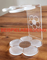 Stempelhalter aus Acrylglas BLUME - STH003