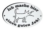 Warnschild Achtung Hund (viele Motive) HU001 - MIT KORREKTURABZUG