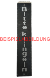 Schieferschild "Bitte klingeln"