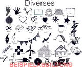 Türschild Strichmännchen – 2 Figuren (viele Motive) LASERGRAVUR - MIT KORREKTURABZUG Tür014