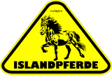Pferdehängerschild ISLANDPFERDE 3 - LASERGRAVUR PFHä008