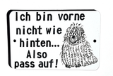 HUNDESCHILD : Puli / Hirtenhund - HU005 - LASERGRAVUR