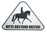 Schild Pferdetransporter DRESSURREITERIN 1- LASERGRAVUR PFHä005