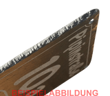 Personalisierbares Hausnummernschild Schiefer mit Straße – Lasergravur & Korrekturabzug HAN014