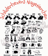 Türschild Strichmännchen – 1 Figur (viele Motive) LASERGRAVUR - MIT KORREKTURABZUG Tür011