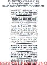 Türschild aus Schiefer - LASERGRAVUR MIT KORREKTURABZUG Tür024