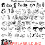 Individuelles Boxenschild aus Parkettholz – Hochwertige Lasergravur für deine Pferdebox! Box019