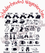 Türschild 5 Strichmännchen aus Schiefer - LASERGRAVUR MIT KORREKTURABZUG Tür029
