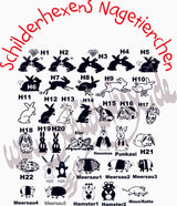 Türschild 2 Strichmännchen aus Schiefer - LASERGRAVUR MIT KORREKTURABZUG Tür026