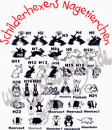 Türschild Strichmännchen – 4 Figuren (viele Motive) LASERGRAVUR - MIT KORREKTURABZUG Tür018