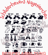 Türschild Strichmännchen – 2 Figuren (viele Motive) LASERGRAVUR - MIT KORREKTURABZUG Tür014