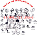 Türschild Strichmännchen – 3 Figuren (viele Motive) LASERGRAVUR - MIT KORREKTURABZUG Tür016