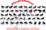 Individuelles Schiefer Boxenschild mit Brandzeichen – Hochwertige Lasergravur für deine Pferdebox! Box022