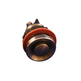 LASERGRAVIERTES Namensschild oval mit Klingelknopf - MIT KORREKTURABZUG KLI002