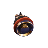 LASERGRAVIERTES Namensschild oval mit Klingelknopf - MIT KORREKTURABZUG KLI002