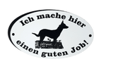 HUNDESCHILD  Malinois / Schäferhund / Schutzhund 1 - LASERGRAVUR