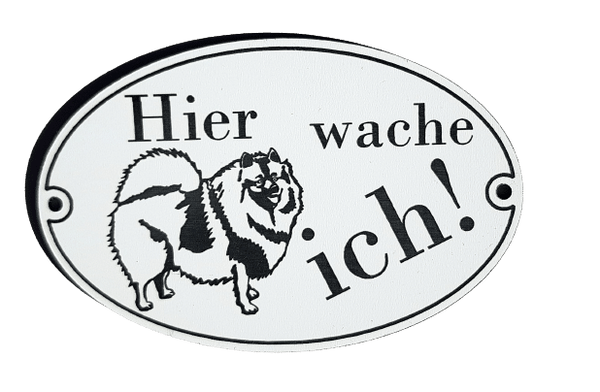 HUNDESCHILD Spitz / Wolfsspitz - LASERGRAVUR