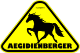 Pferdehängerschild AEGIDIENBERGER - LASERGRAVUR