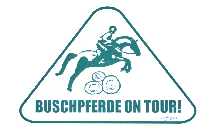 Pferdehängerschild Vielseitigkeitspferde / Buschreiter- LASERGRAVUR