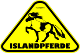 Pferdehängerschild ISLANDPFERDE 5  - LASERGRAVUR
