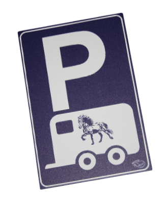 Parkplatz Pferdetransporter Islandpferd Hart PVC