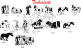 LASERGRAVIERTES Hausnummernschild aus SCHIEFER mit Tier (viele Motive) - MIT KORREKTURABZUG