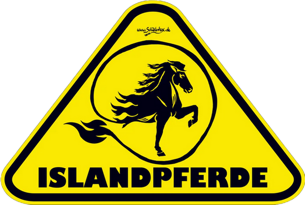 Pferdehängerschild ISLANDPFERDE 1 - LASERGRAVUR