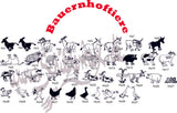 LASERGRAVIERTES Ovales Türschild Strichmännchen – 4 Figuren (viele Motive) -  MIT KORREKTURABZUG